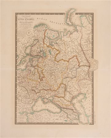 Carte generale de la Russie d'Europe du Royaume de Pologne, des environs du Caucase et d'un partie des Pays adiacents, 1842