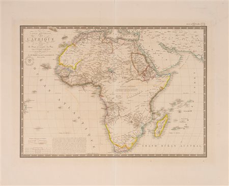 Carte generale de l'Afrique, 1834