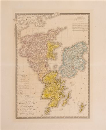 Carte generale des Iles Britanniques ou Royaume de la Grande Bretagne et de l'Irlande, 1840