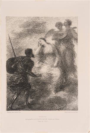 Henri  Fantin La Tour (1836 - 1904)  - La visione, 1800
