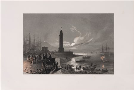 La lanterna sul Molo, 1852