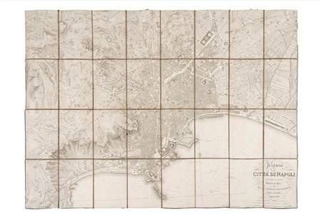 Pianta della città di Napoli e de' suoi contorni, 1828