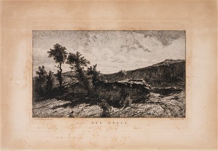Angelo  Beccaria (1820 - 1897)  - Sui colli, 1800