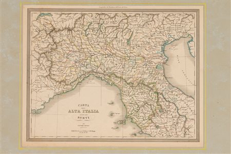 Carta dell'Alta Italia sotto gli Svevi, 1800