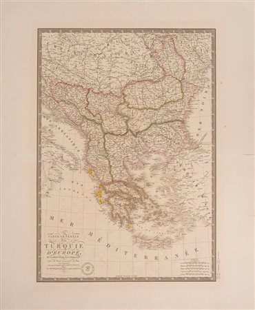 Carte générale de la Turquie d'Europe, 1840