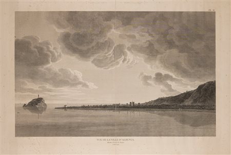 Vue de a Ville d'Albenga - Quartier General de l'Armee 5 Avril 1796, 1835