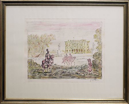 GIORGIO DE CHIRICO, anni '70 circa