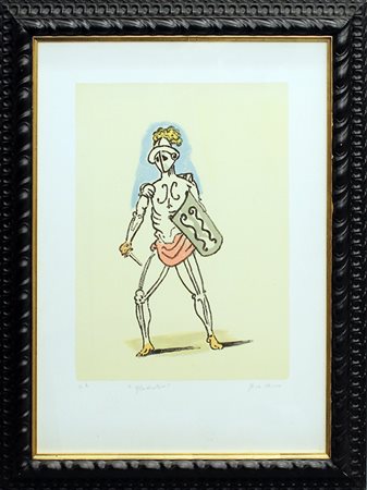GIORGIO DE CHIRICO, "Gladiatore", 1972