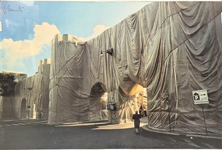 CHRISTO, "The Wall-wrapped Roman Wall", 1974