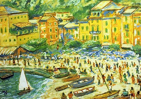 MICHELE CASCELLA "Portofino vivace", 1984.