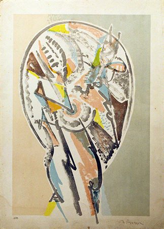 MARIO FRANCESCONI, "Astratto", anni '80