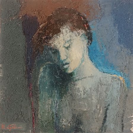 CAPELLI MAURO Ubaldo Clanezzo (Bg) 1958 Senza Titolo Olio e sabbia su tela...