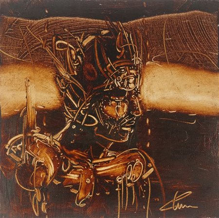 CUMAN FABIO Varese (VA) 1972 Senza Titolo 2011 Olio su tela 30,00x30,00x5,00...
