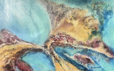 MARDESIC BORIS Lissa (Croazia) 1922 Firmament - L 2000 Acrilico su tela...