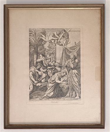 FIRMA INDECIFRATA N.D. ( -) 1900 Natività Incisione acquatinta del 1782...