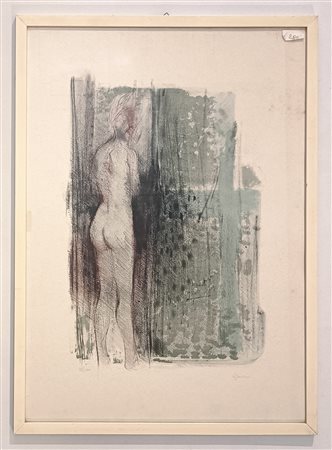 AJMONE GIUSEPPE Carpignano Sesia (No) 1923 Senza Titolo Litografia su carta...