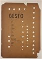 FONTANA LUCIO Rosario (Argentina) 1899 Il Gesto Copertina fustellata di Lucio...