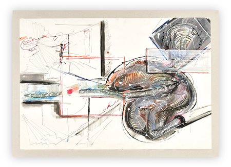 AMILCARE RAMBELLI (1924-1976) - Senza Titolo, 1968