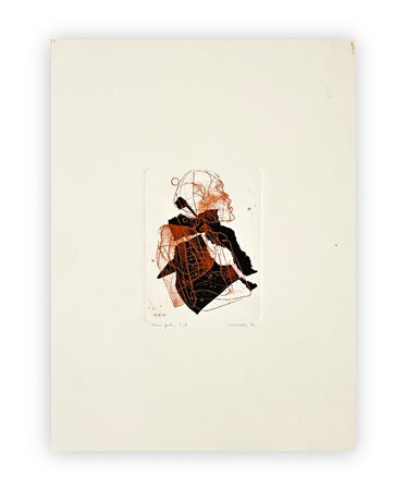 GIUSEPPE GUERRESCHI (1929-1985) -Uomo Ferito, 1961