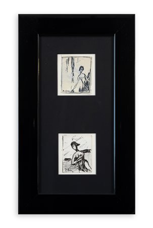 POMPEO BORRA (1898-1973) - Lotto unico di 2 opere