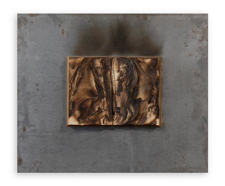 BERNARD AUBERTIN (1934-2015) - Livre Brûlé, 1987