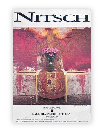 LOCANDINE AUTOGRAFATE (HERMANN NITSCH) - Hermann Nitsch, 1993
