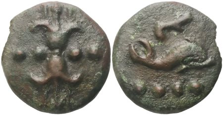 Anonymous, Triens, c. 240; Æ (72,08 g; 43,7 mm; 9 h)