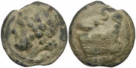 Anonymous, Semis, Rome, c. 225-217; Æ (120 g; 50 mm; 12 h)