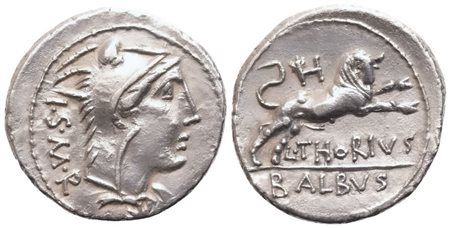 L. Thorius Balbus, Denarius, Rome, 105 BC; AR (3,89 g; 20 mm; 7 h)