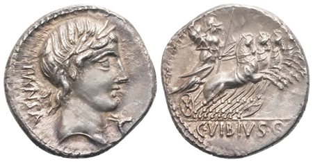 C. Vibius Pansa, Denarius, Rome, 90 BC; AR (3,64 g; 17,2 mm; 11 h)