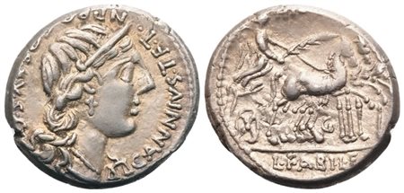 C. Annius and L. Fabius Hispaniensis, Denarius, Northern Italy or Spain, 82-81 BC; AR (3,77 g; 18,5 mm; 12 h)