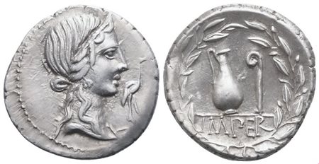 Q. Caecilius Metellus Pius, Denarius, Rome, 81 BC; AR (3,94 g; 18,3 mm; 10 h)