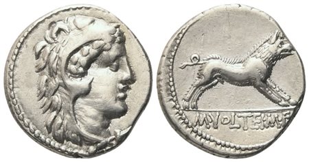 M. Volteius, Denarius, Rome, 75 BC; AR (3,73 g; 17,8 mm; 6 h)