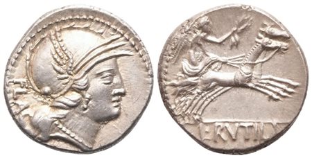 Rutilius Flaccus, Denarius, Rome, 77 BC; AR (3,98 g; 17,5 mm; 6 h)