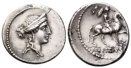 M. Aemilius Lepidus, Denarius, Rome, 61 BC; AR (3,91 g; 18,2 mm; 3 h )