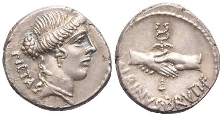 D. Iunius Brutus Albinus, Denarius, Rome, 48 BC; AR (3,87 g; 17,8 mm; 9 h)