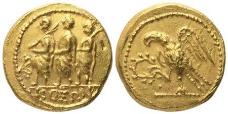 Thrace, Kingdom of Koson (mid 1st century BC), Stater, Northern Greece mint, c. 42 BC; AV (8,55 g; 18,2 mm; 12 h)