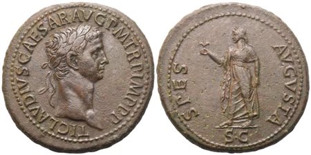 Claudius (41-54), Sestertius, Rome, 50-54; Æ (28,28 g; 38,5 mm; 6 h)