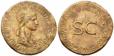 Agrippina Maior (died 33), Sestertius struck under Claudius, Rome, 50-54; Æ (29,83 g; 37 mm; 6 h)