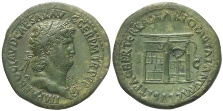 Nero (54-68), Sestertius, Rome, c. 66; Æ (24,90 g; 36 mm; 6 h)