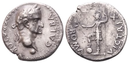 Galba (68-69), Denarius, Tarraco (?), circa 68-69; AR (3,38 g; 17,1 mm; 6 h)
