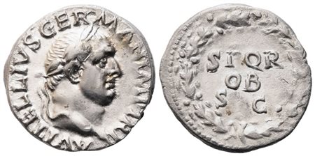 Vitellius (69), Denarius, Rome, late April – 20th December 69; AR (3,30 g; 17,8 mm; 6 h)