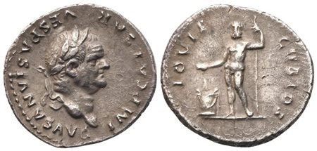 Vespasian (69-79), Denarius, Rome, 76; AR (3,18 g; 18,7 mm; 6 h)