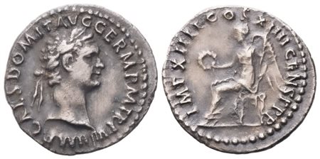 Domitian (81-96), Quinarius, Rome, 88; AR (1,46 g; 15,3 mm; 6 h)
