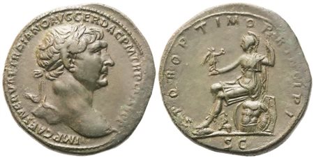 Trajan (98-117), Sestertius, Rome, 103-111; Æ (29,57 g; 33 mm; 6 h)