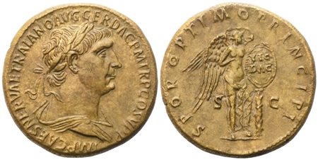 Trajan (98-117), Sestertius, Rome, 104-107; Æ (25 g; 33 mm)