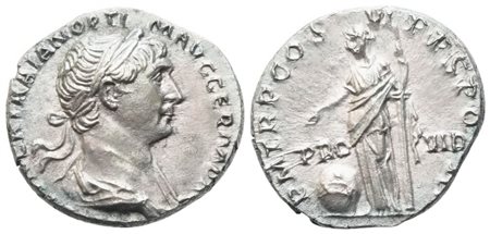 Trajan (117-138), Denarius, Rome, 114-117; AR (3,72 g; 17,3 mm; 7 h)