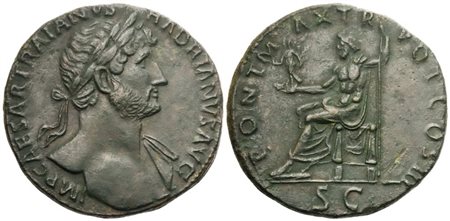 Hadrian (117-138), Sestertius, Rome, 119; Æ (24 g; 32,4 mm; 6 h)