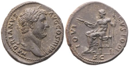 Hadrian (117-138), Sestertius, Rome, 133-135; Æ (26,28 g; 31,8 mm; 6 h)