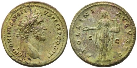 Antoninus Pius, Sestertius, Rome, c. 141-143; Æ (28,22 g; 33 mm; 12 h)